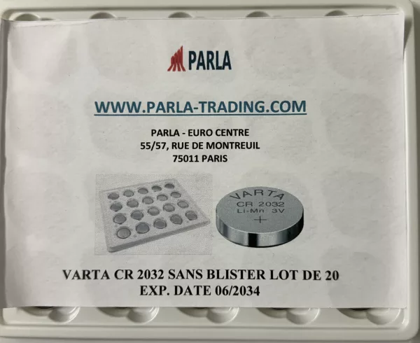 Varta CR2032 (set of 20 batteries)