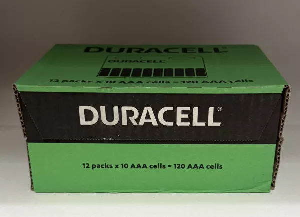 Duracell Plus AAA MN2400 12 BLISTERS DE 10 PILES (lot de 120 piles)