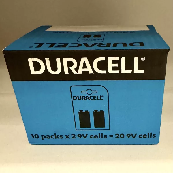 Duracell Plus MN1604 9V 10 blisters de 2 batteries (LOT DE 20 PILES)