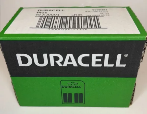Duracell Plus AAA MN2400 10 BLISTERS DE 4 PILES (lot de 40 piles)