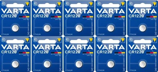 Varta CR1220 (10 blisters de 1 batterie)
