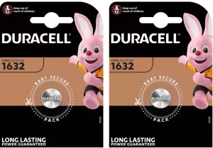 Duracell CR1632 (2 blisters de 1 batterie)