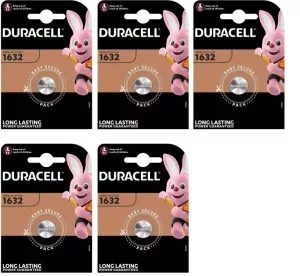 Duracell CR1632 (5 blisters de 1 batterie)
