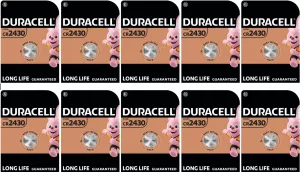 Duracell CR2430 (10 blisters de 1 batterie)