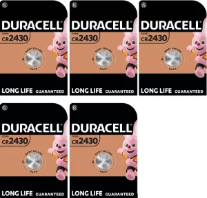 Duracell CR2430 (5 blisters de 1 batterie)