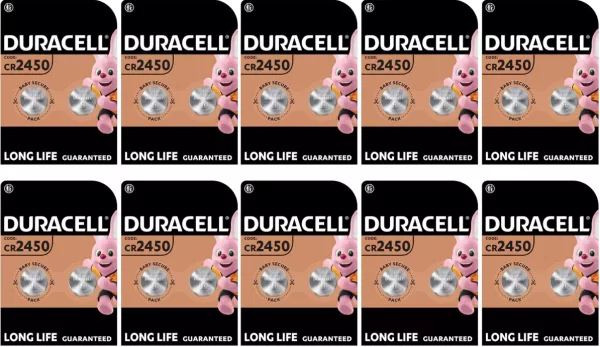 Duracell CR2450 (1 blister pack of 2 batteries) (Copie) (Copie) (Copie)