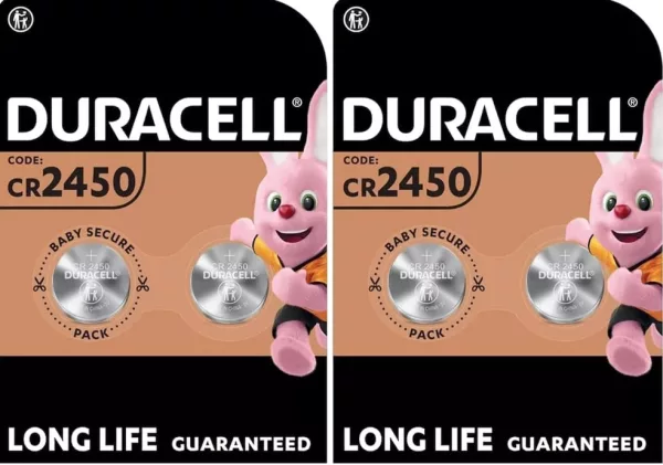 Duracell CR2450 (1 blister pack of 2 batteries) (Copie)