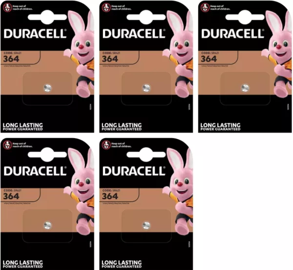 Duracell 364 (5 blisters de 1 batterie)