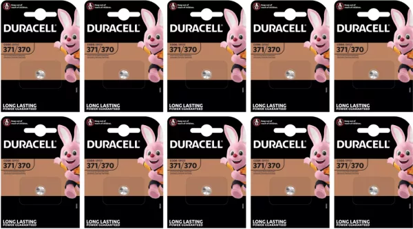 Duracell 371/370 (10 blisters de 1 batterie)