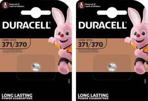 Duracell 371/370 (2 blisters de 1 batterie)