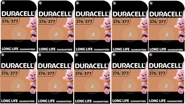 Duracell 377/376 (10 blisters de 1 batterie)