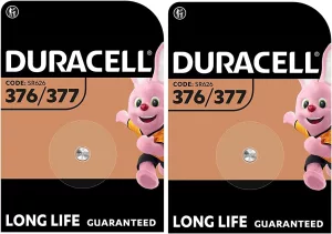 Duracell 377/376 (2 blisters de 1 batterie)