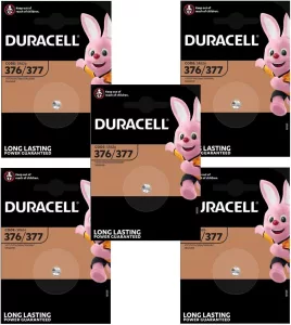 Duracell 377/376 (5 blisters de 1 batterie)