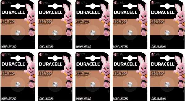 Duracell 389/390 (10 blisters de 1 batterie)