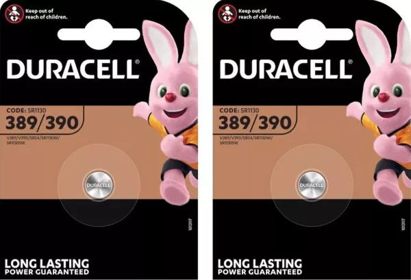 Duracell 389/390 (2 blisters de 1 batterie)