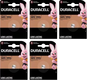 Duracell 389/390 (5 blisters de 1 batterie)