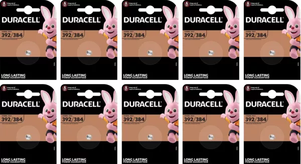Duracell 392/384 (10 blisters de 1 batterie)