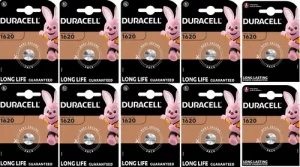 Duracell CR1620 (1 blister pack of 1 battery) (Copie)