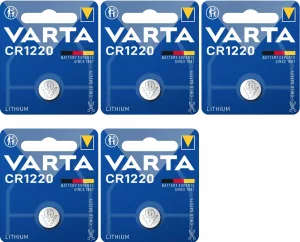 Varta CR1220 (5 blisters de 1 batterie)