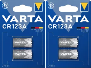 Varta CR123 (2 blister de 2 batteries)
